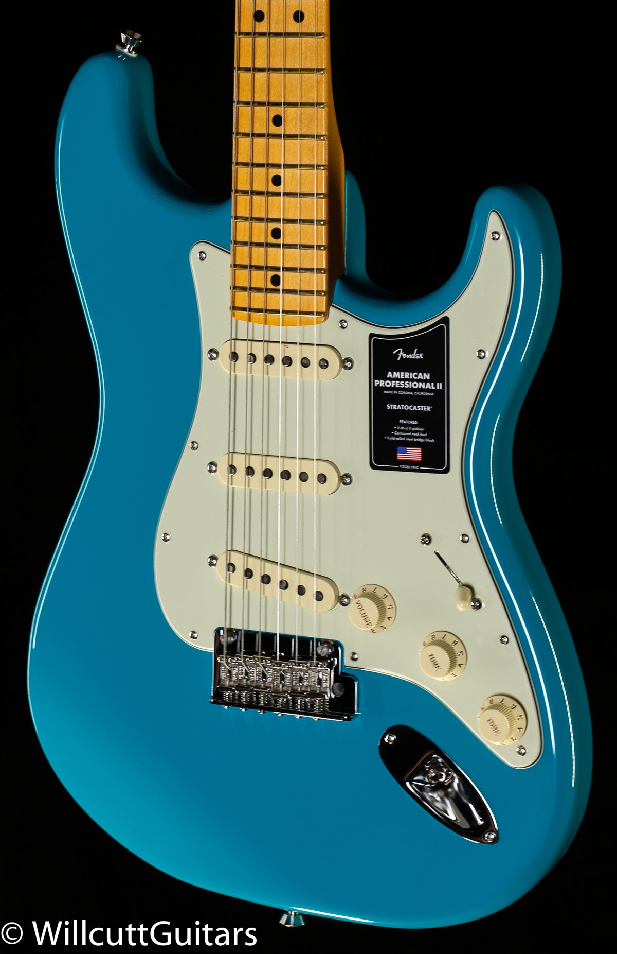 Fender american professional ii store miami blue