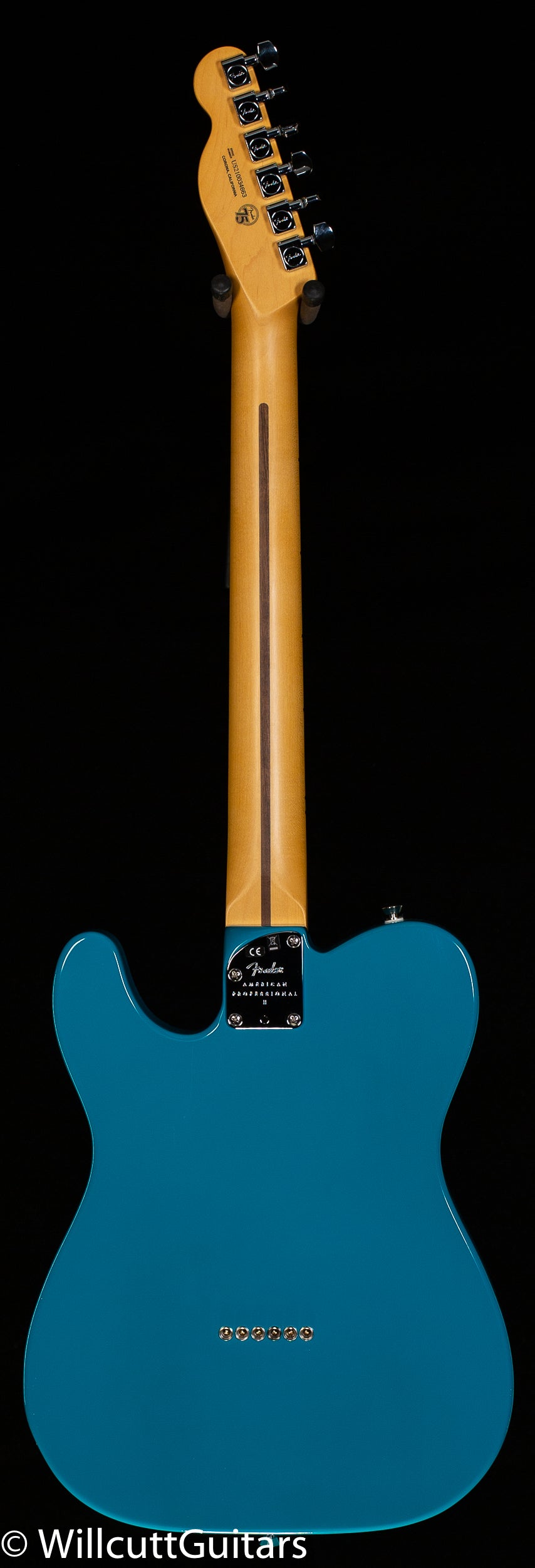 Fender American Professional II Telecaster Miami Blue Maple Fingerboard