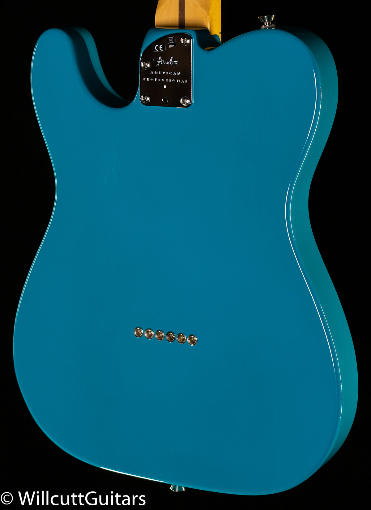 Fender American Professional II Telecaster Miami Blue Maple Fingerboard