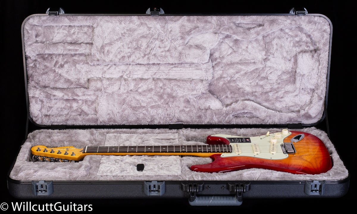 Fender American Ultra Stratocaster Plasma Red Burst Rosewood Fingerboard