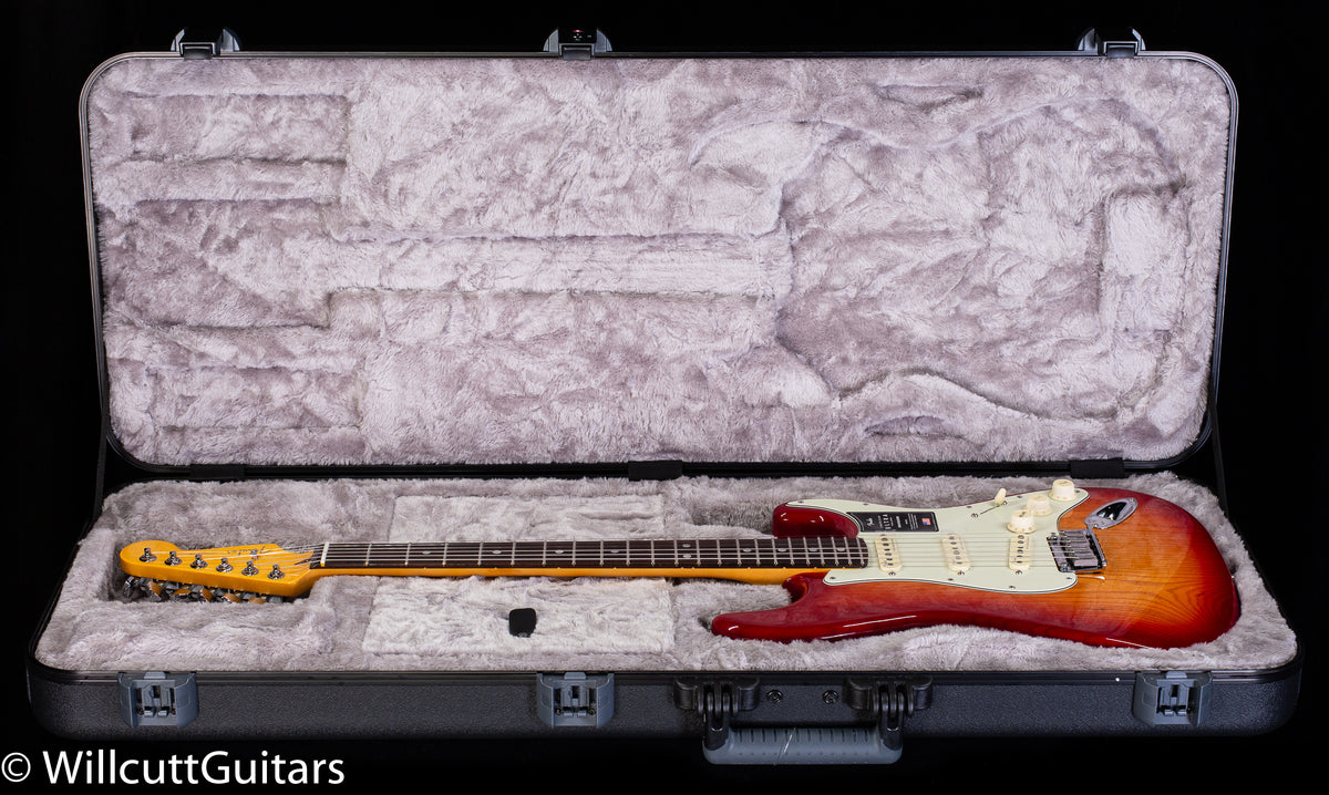 Fender American Ultra Stratocaster Plasma Red Burst Rosewood Fingerboard