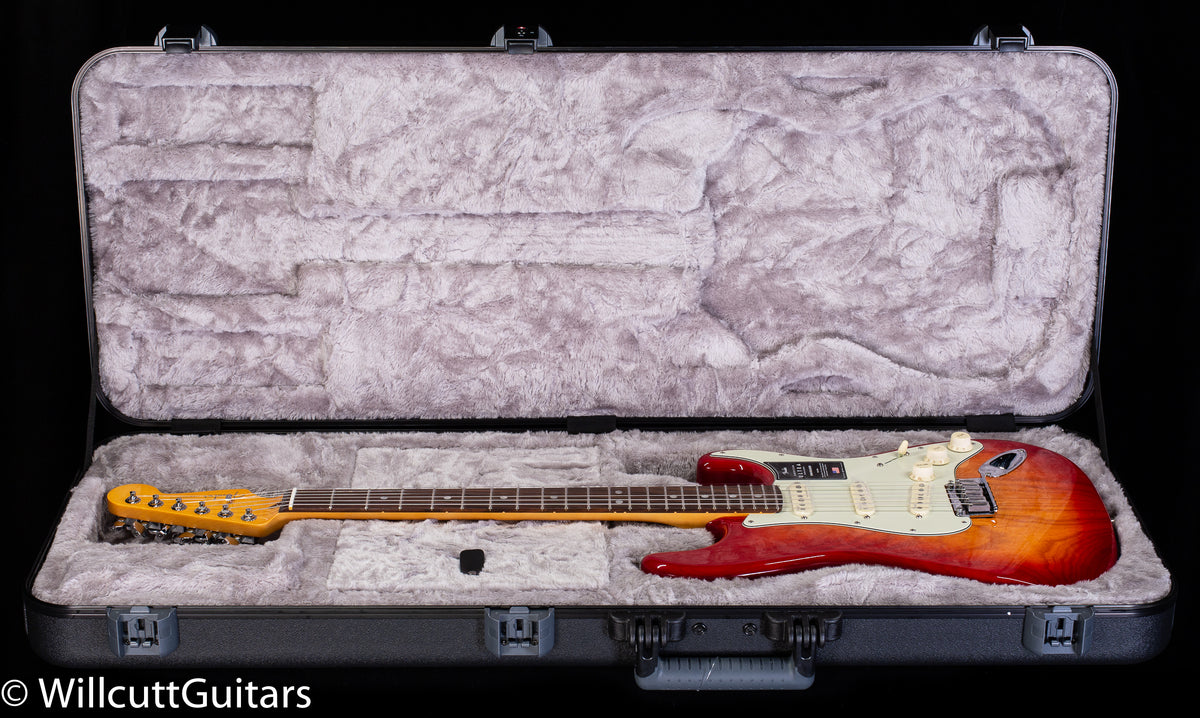 Fender American Ultra Stratocaster Plasma Red Burst Rosewood Fingerboard