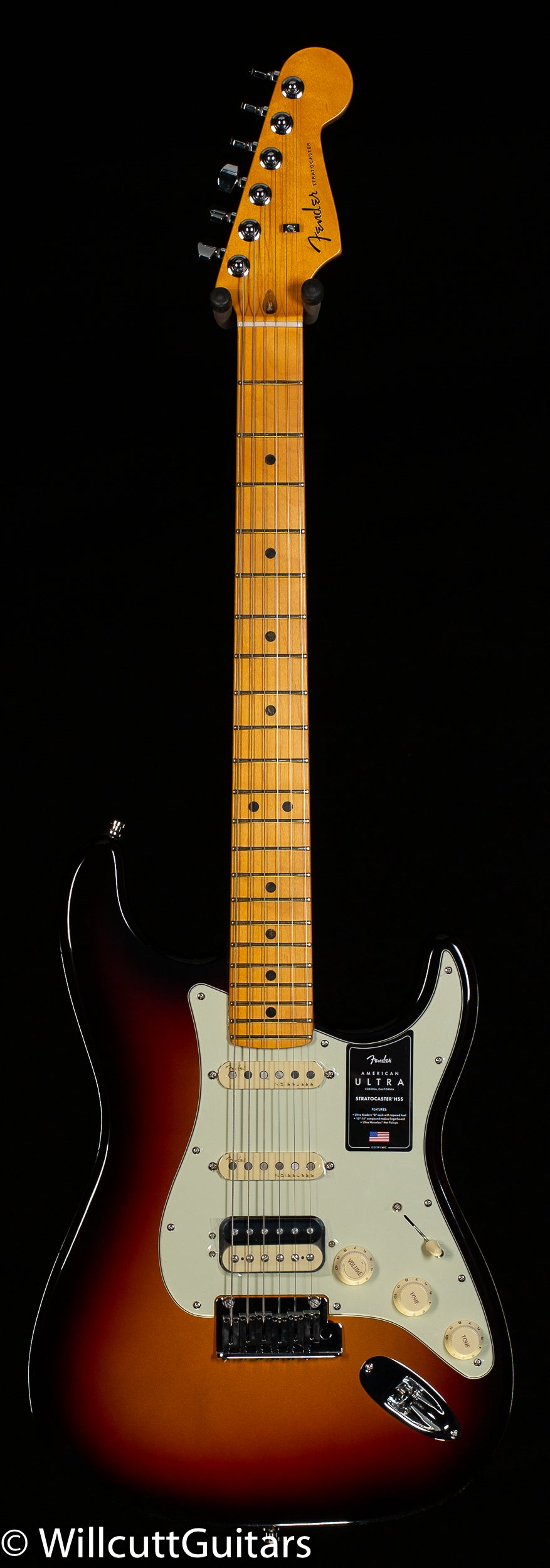 Fender American Ultra Stratocaster HSS Ultraburst Maple - Willcutt