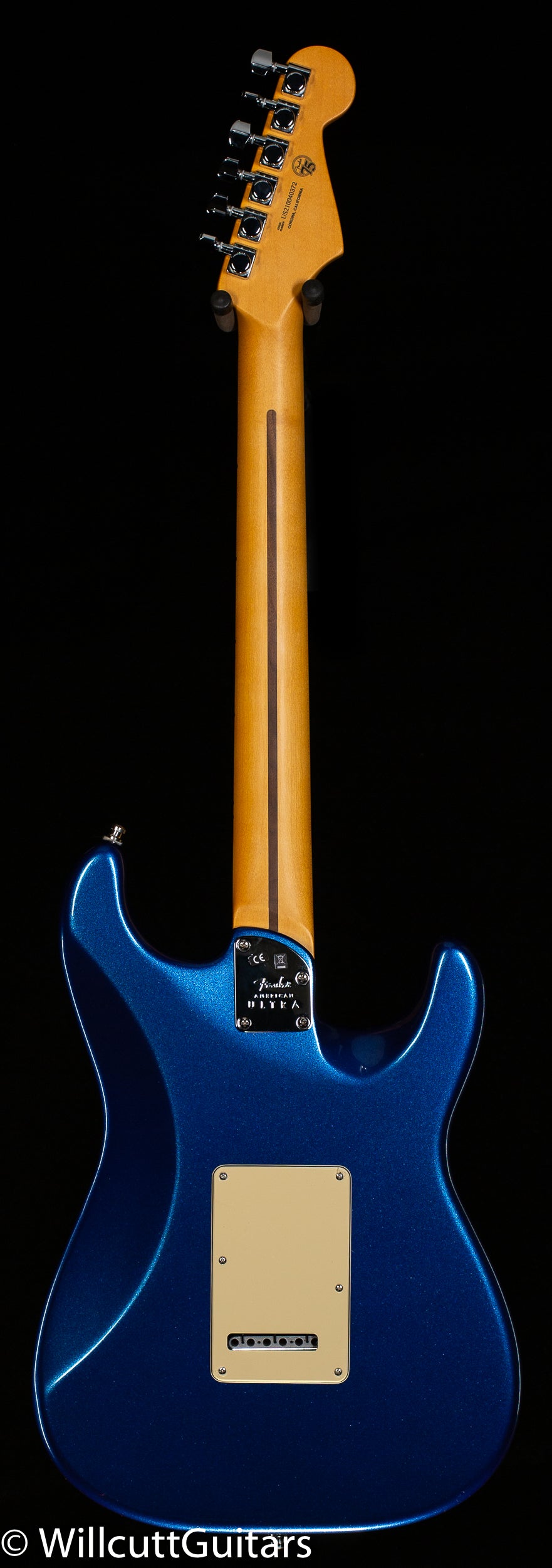 Fender American Ultra Stratocaster Maple Neck Cobra Blue Left Handed (372)