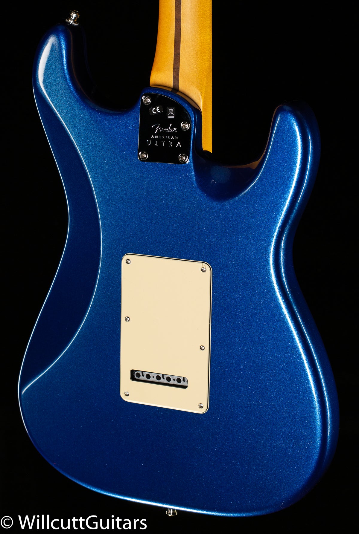 Fender American Ultra Stratocaster Maple Neck Cobra Blue Left Handed (372)