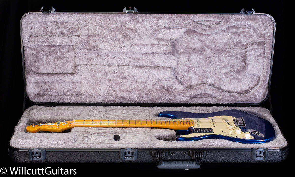 Fender American Ultra Stratocaster Maple Neck Cobra Blue Left Handed (372)