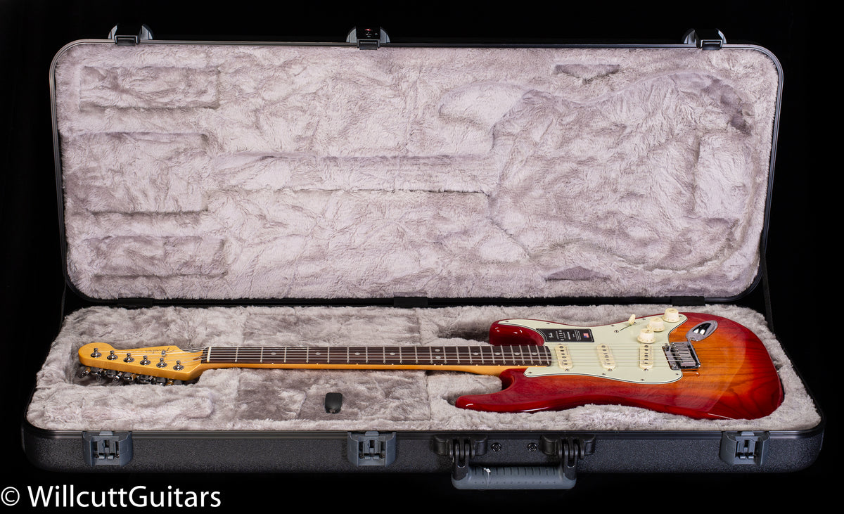 Fender American Ultra Stratocaster Plasma Red Burst Rosewood Fingerboard