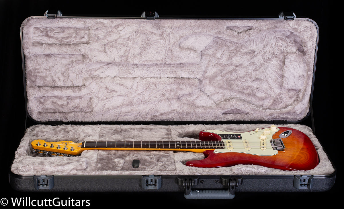 Fender American Ultra Stratocaster Plasma Red Burst Rosewood Fingerboard