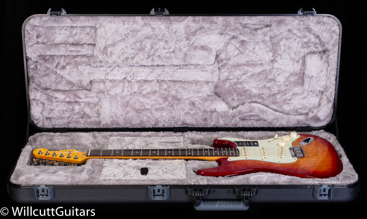 Fender American Ultra Stratocaster Plasma Red Burst Rosewood Fingerboard