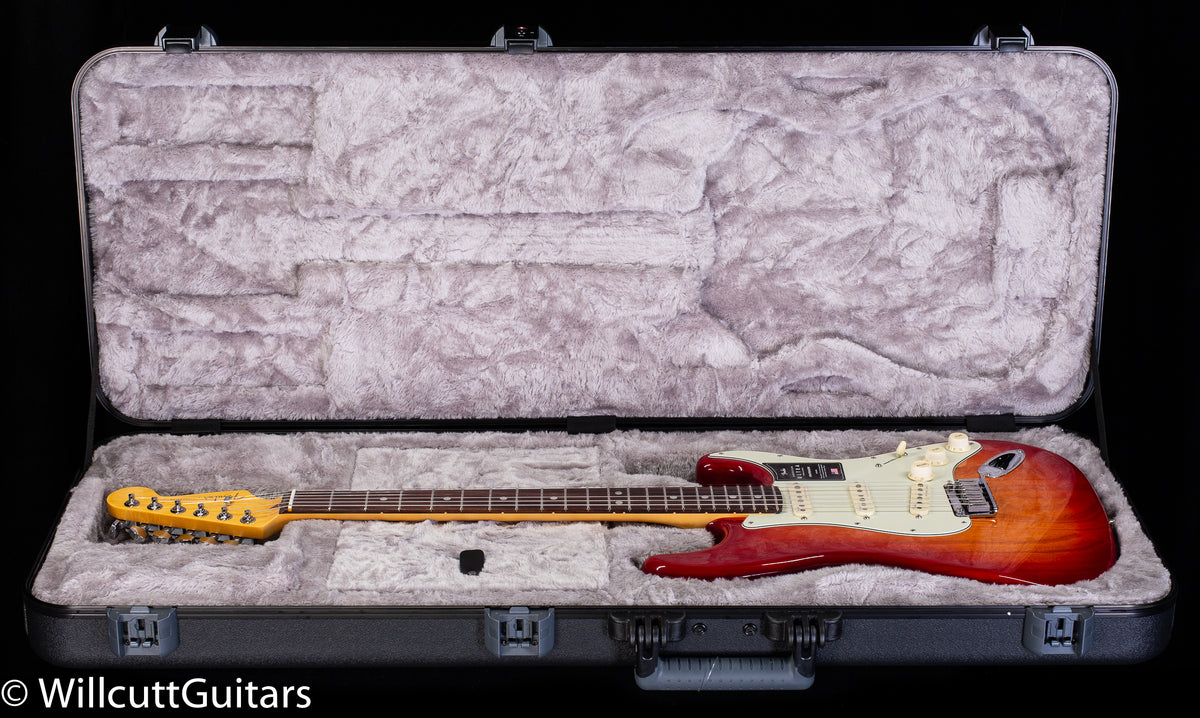 Fender American Ultra Stratocaster Plasma Red Burst Rosewood Fingerboard