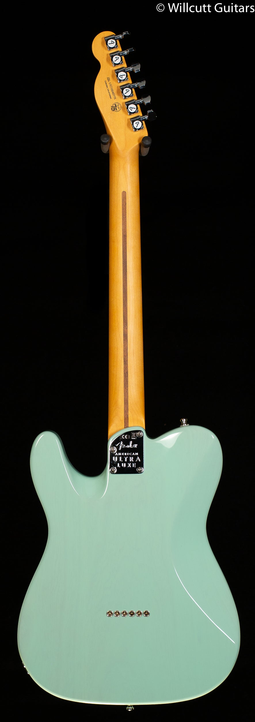 Fender Ultra Luxe Telecaster Rosewood Fingerboard Transparent Surf Green