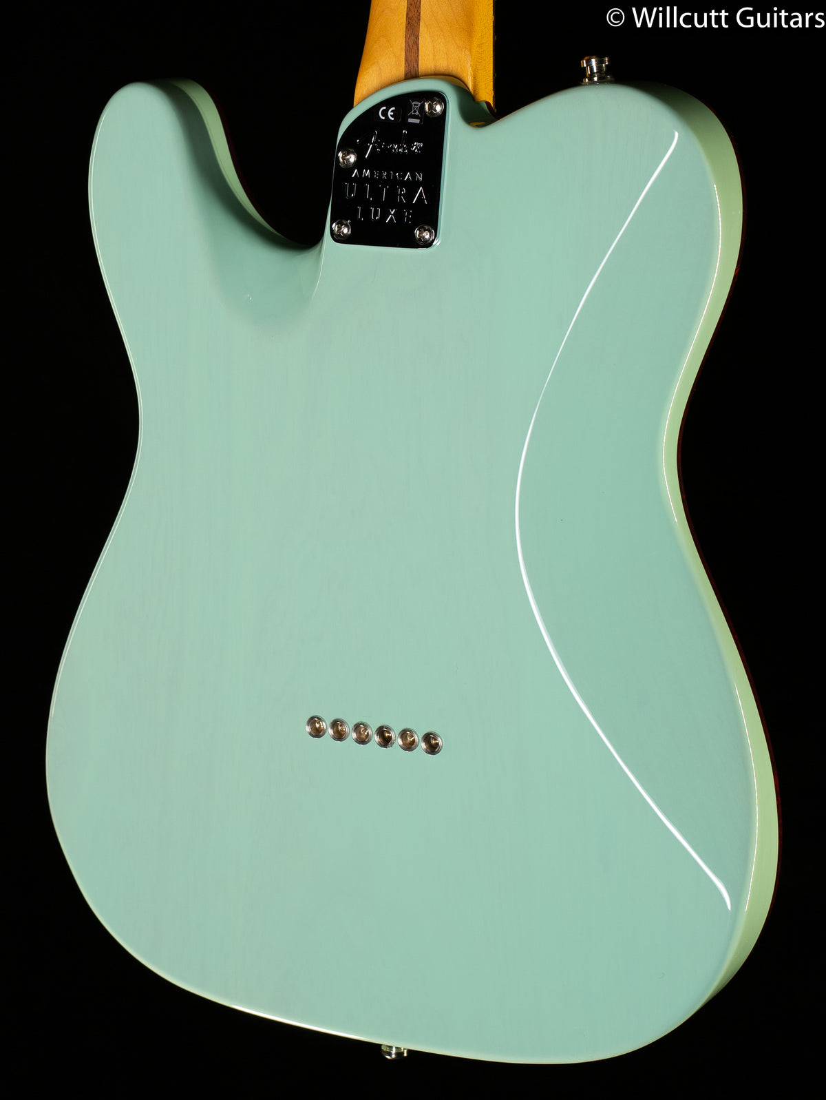 Fender Ultra Luxe Telecaster Rosewood Fingerboard Transparent Surf Green