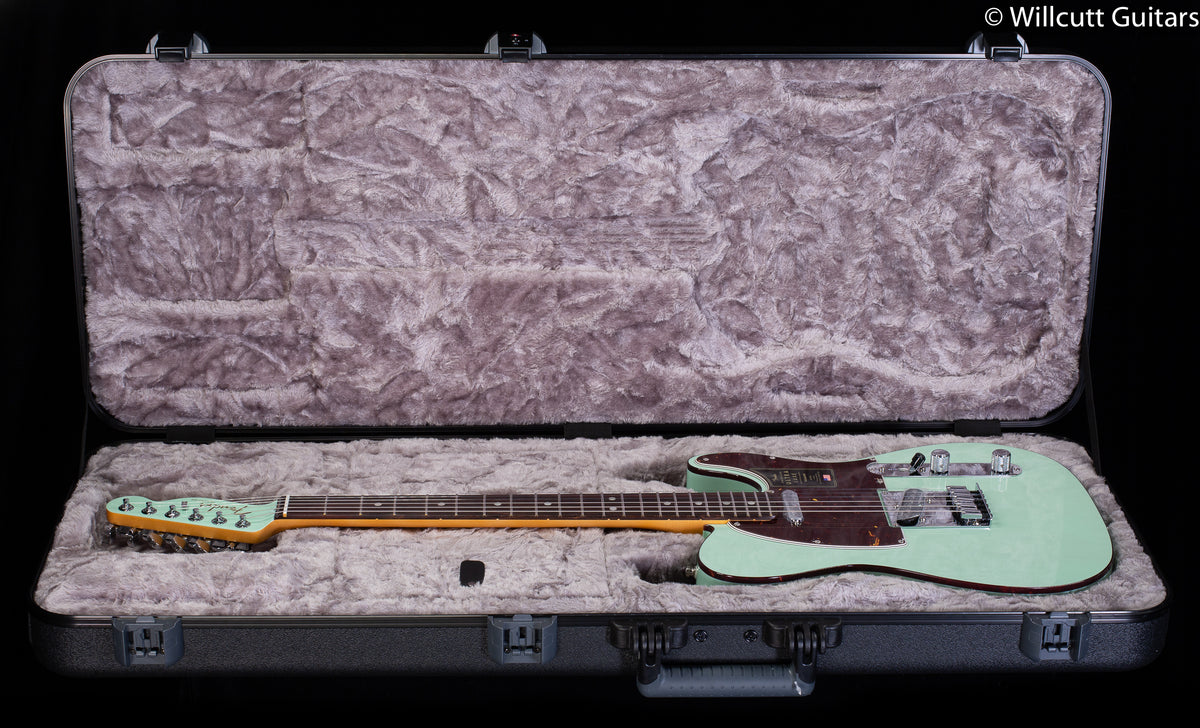 Fender Ultra Luxe Telecaster Rosewood Fingerboard Transparent Surf Green