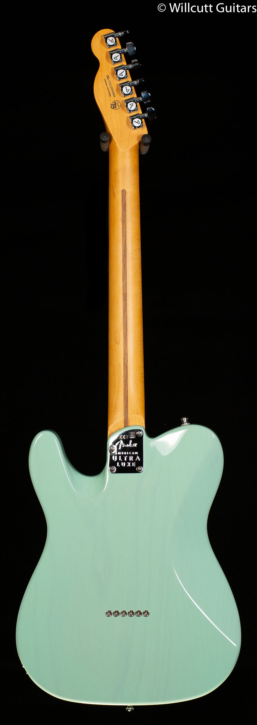 Fender Ultra Luxe Telecaster Rosewood Fingerboard Transparent Surf Green