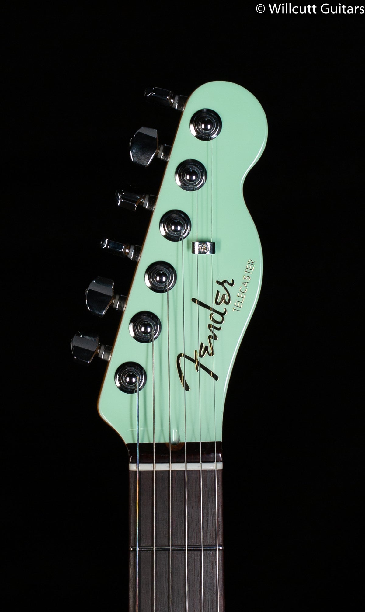 Fender Ultra Luxe Telecaster Rosewood Fingerboard Transparent Surf Green