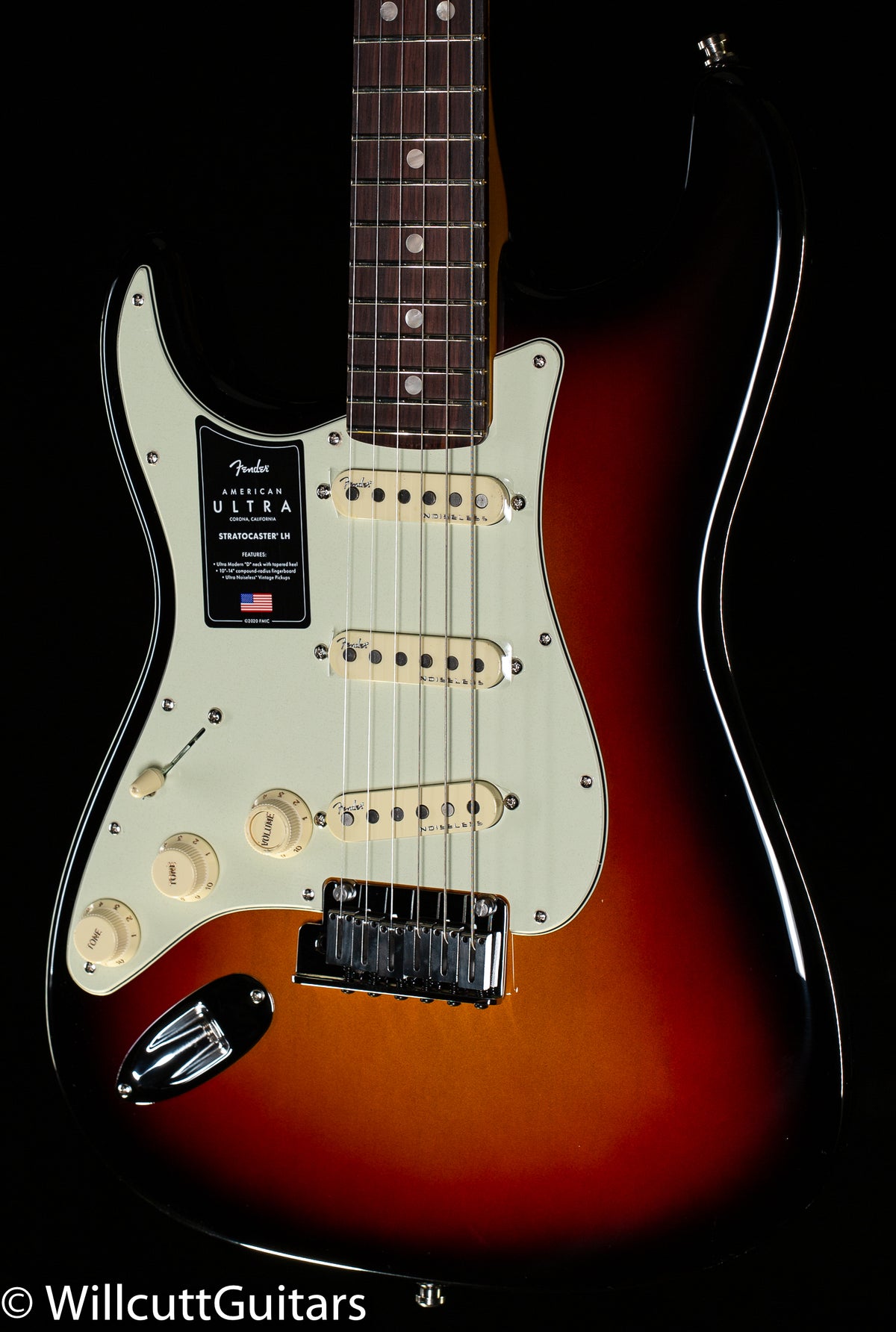 Fender American Ultra Stratocaster Ultraburst Rosewood Fingerboard Left-Hand (788)