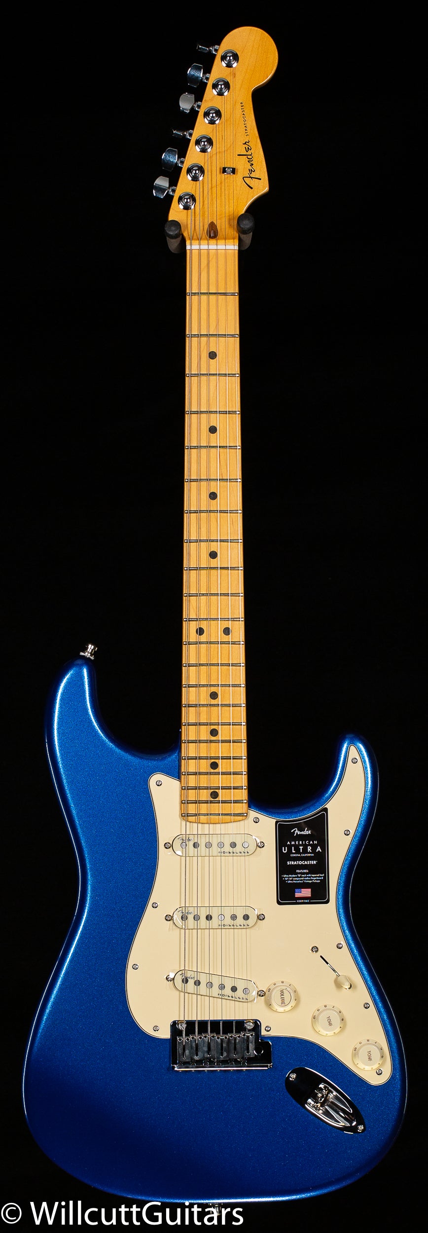 Fender American Ultra ストラトキャスターコブラブルー Amazon.com: Fender American Ultra Stratocaster - Cobra Blue