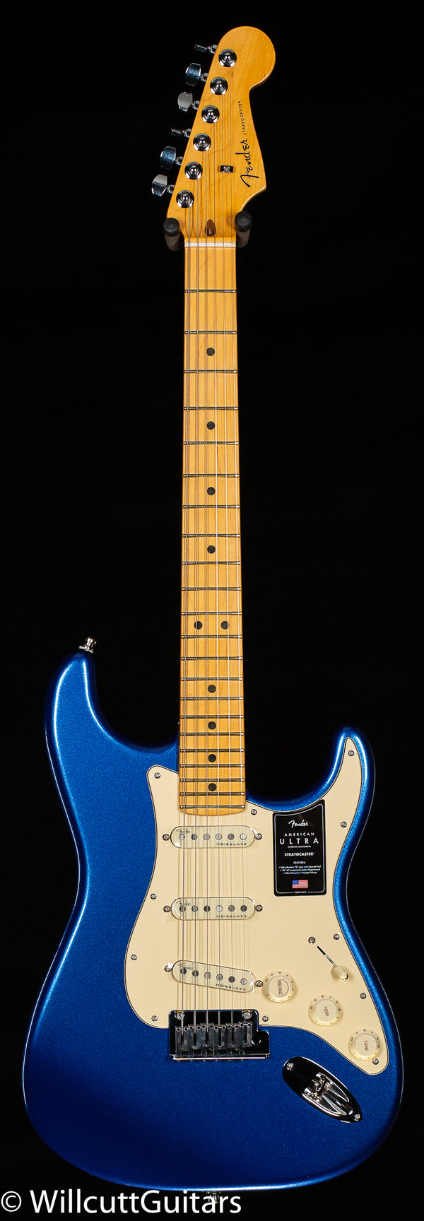 Fender American Ultra Stratocaster Cobra Blue (463) - Willcutt Guitars