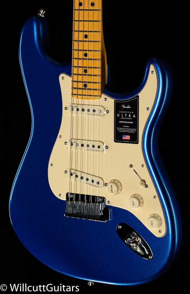 Fender American Ultra Stratocaster Cobra Blue (463) - Willcutt Guitars