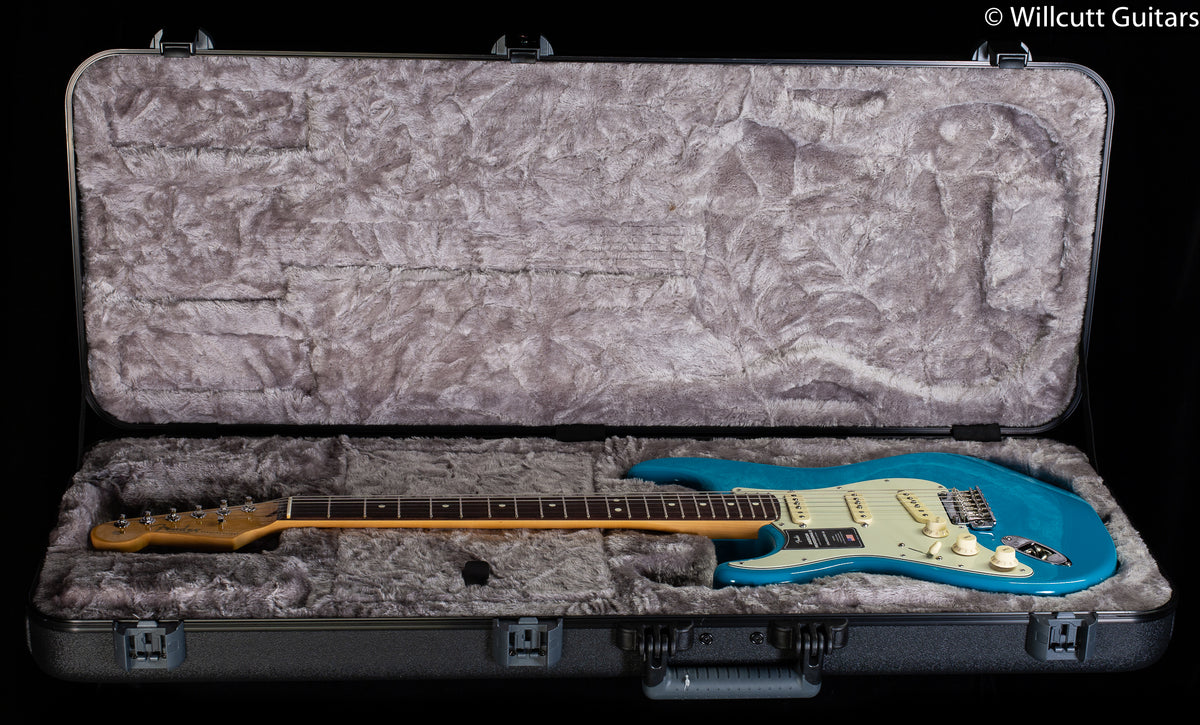 Fender American Professional II Stratocaster Miami Blue Rosewood Fingerboard Lefty (718)
