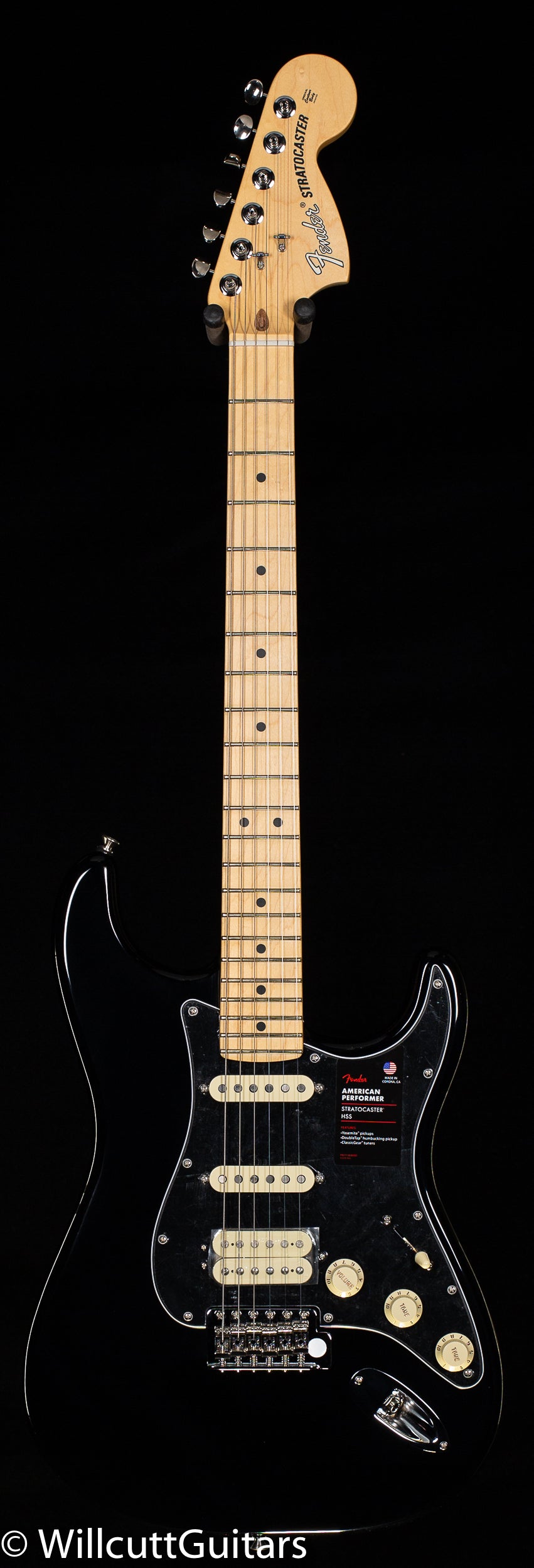 Fender American Performer Stratocaster HSS Black - Willcutt Guitars