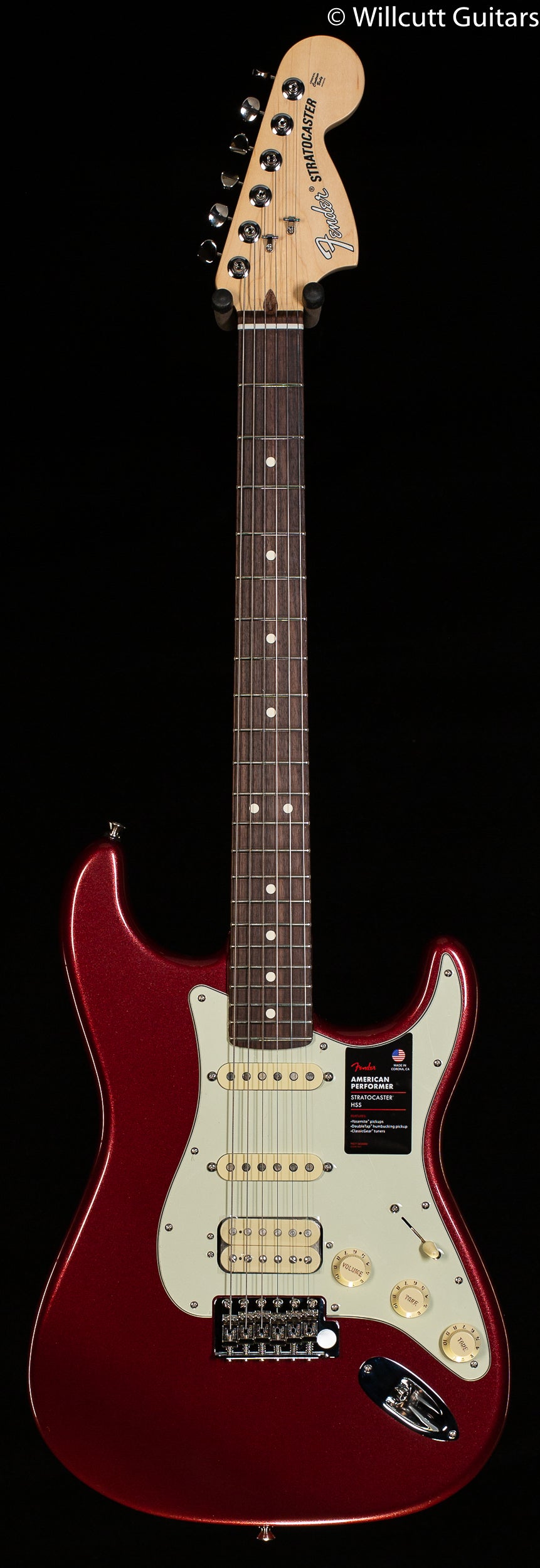 Fender American Performer Stratocaster HSS Aubergine - Willcutt