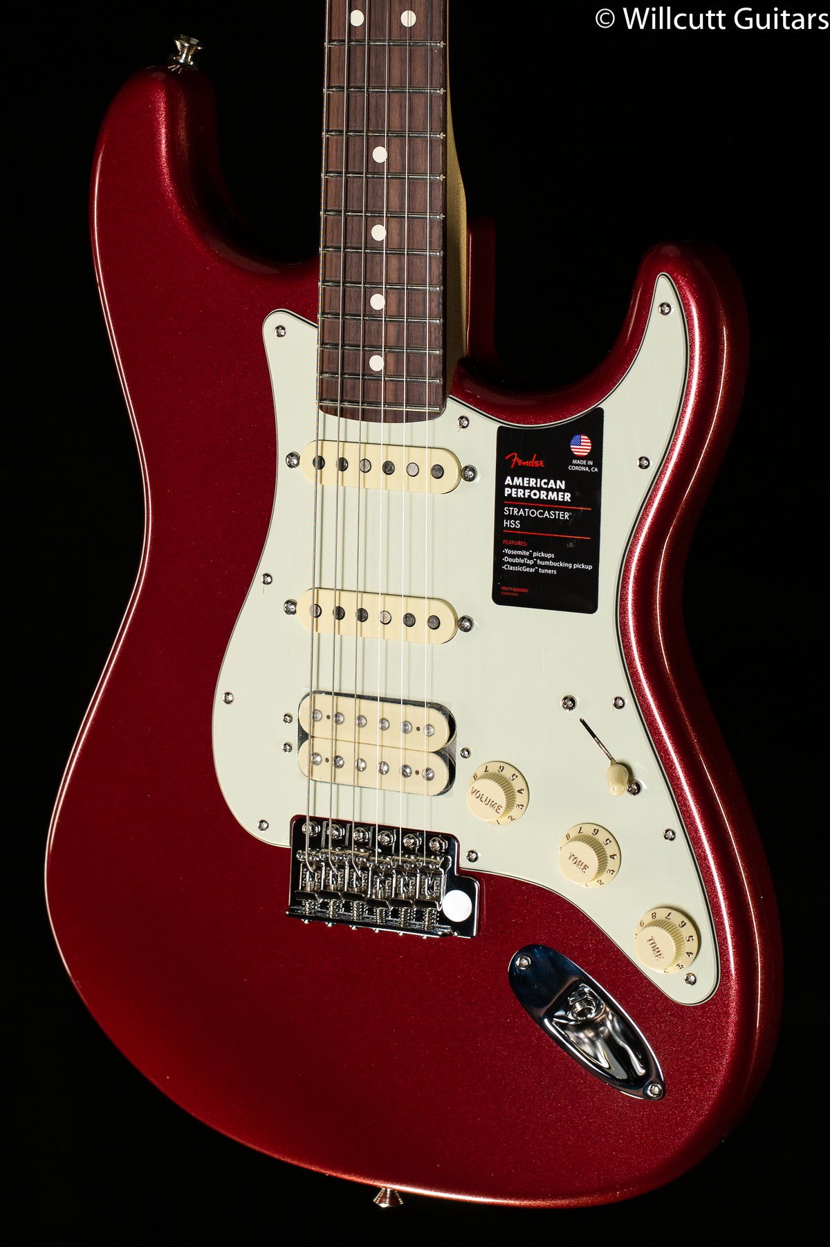 Fender American Performer Stratocaster HSS Aubergine