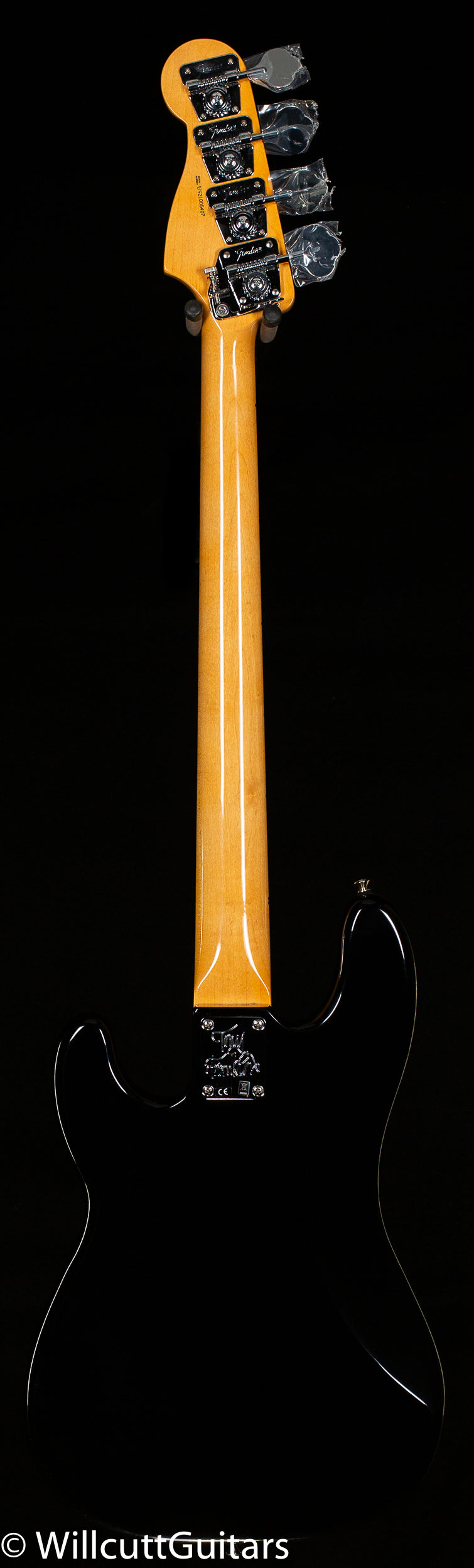 Fender Artist Series Tony Franklin Fretless Precision Bass Black Bass Guitar