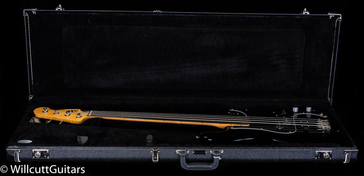 Fender Artist Series Tony Franklin Fretless Precision Bass Black Bass Guitar
