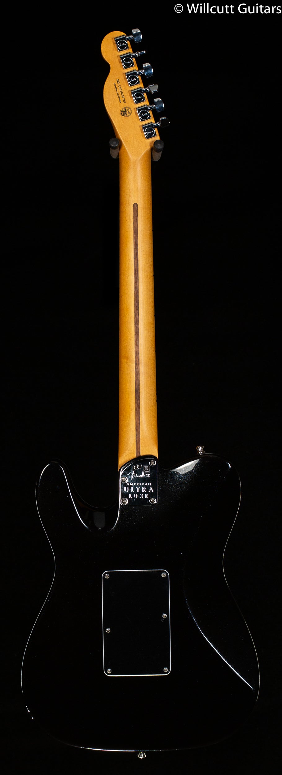 Fender Ultra Luxe Telecaster Floyd Rose HH Mystic Black Maple Fingerboard