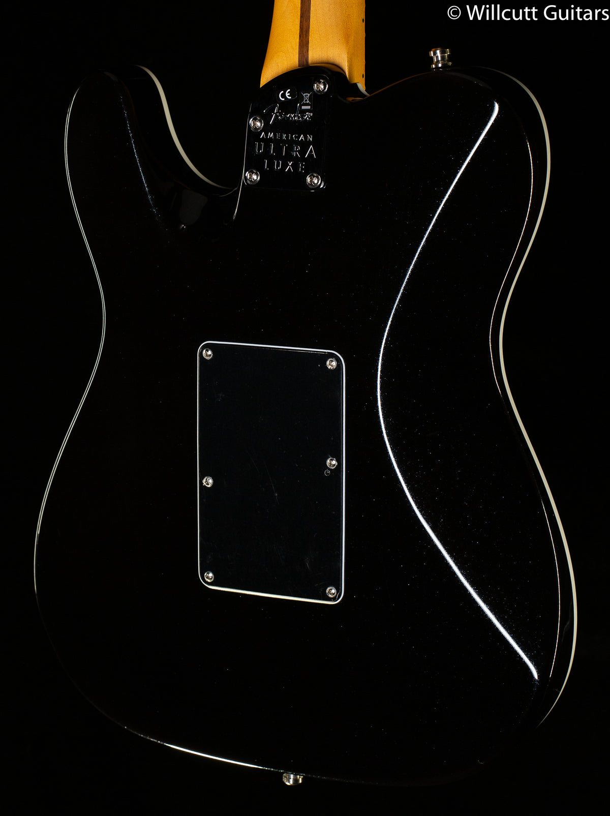 Fender Ultra Luxe Telecaster Floyd Rose HH Mystic Black Maple Fingerboard