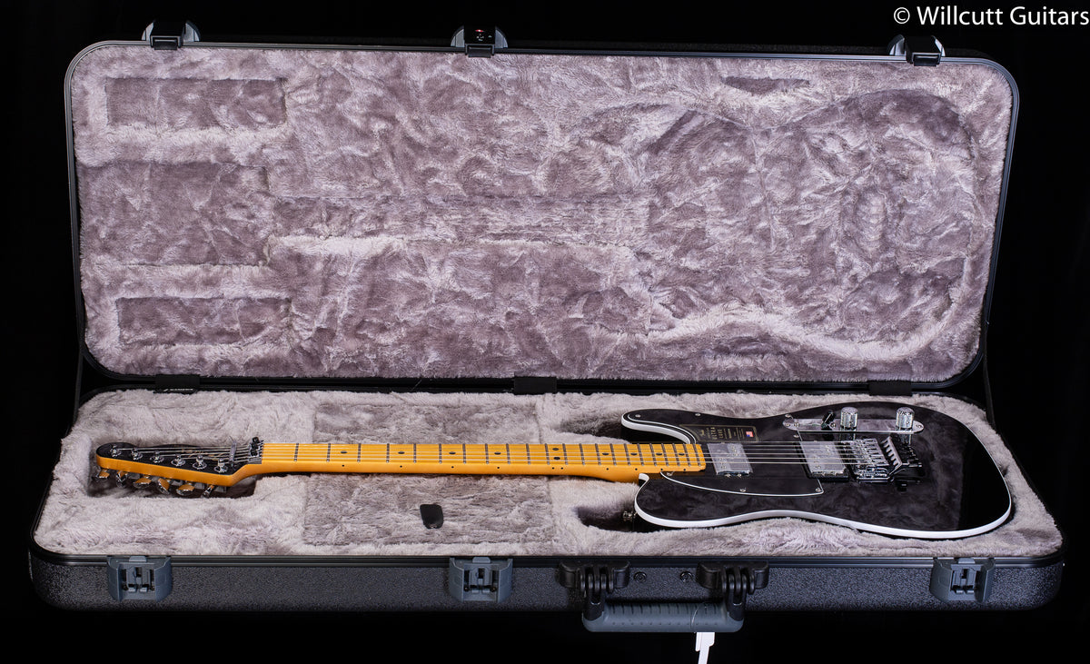 Fender Ultra Luxe Telecaster Floyd Rose HH Mystic Black Maple Fingerboard