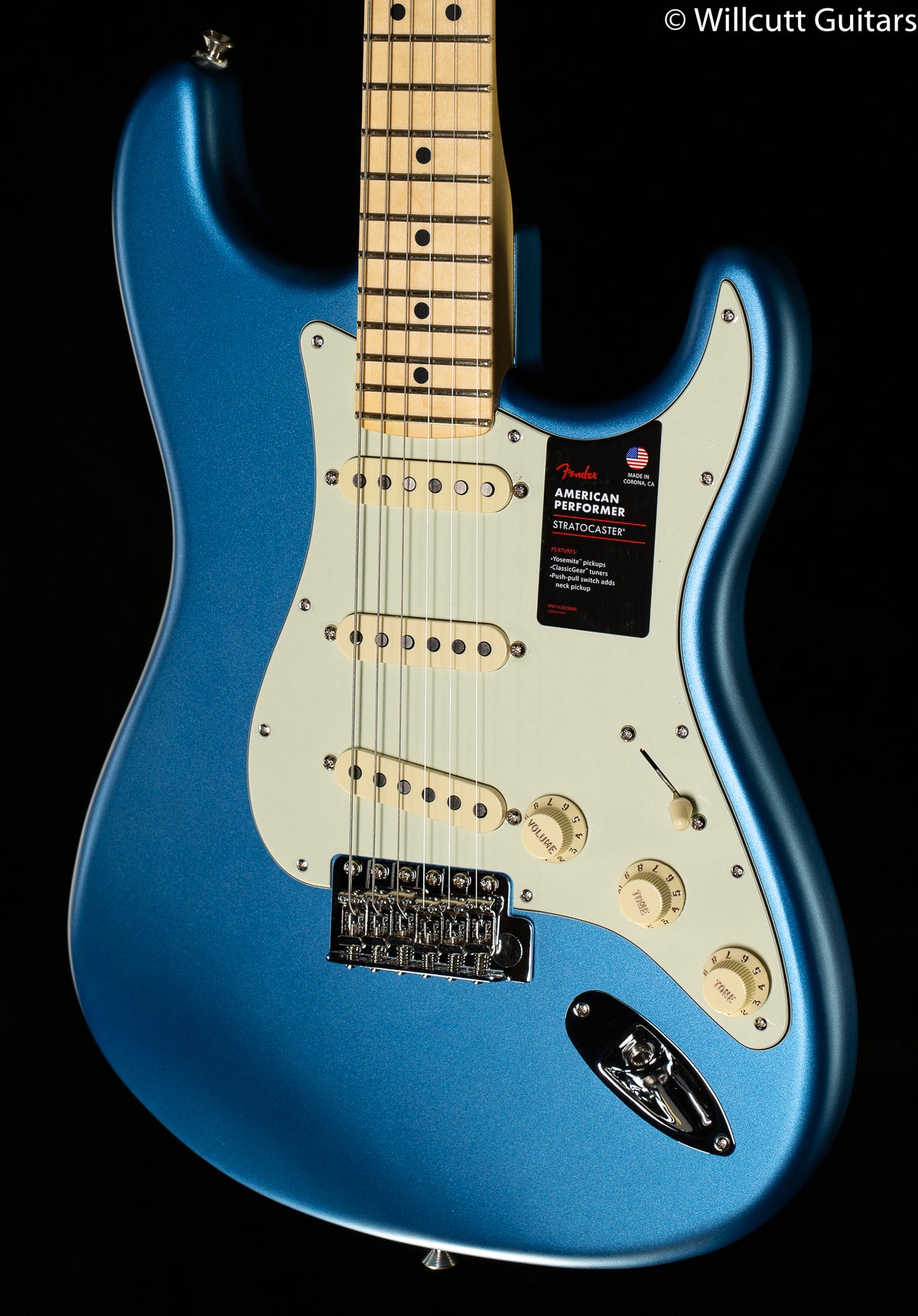Fender American Performer Stratocaster Satin Lake Placid Blue (305)