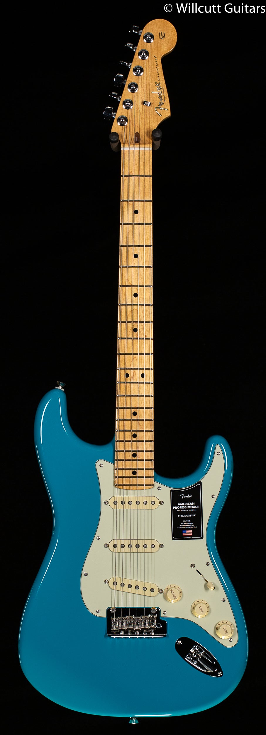Fender American Professional II Stratocaster Miami Blue Maple Fingerboard (140)