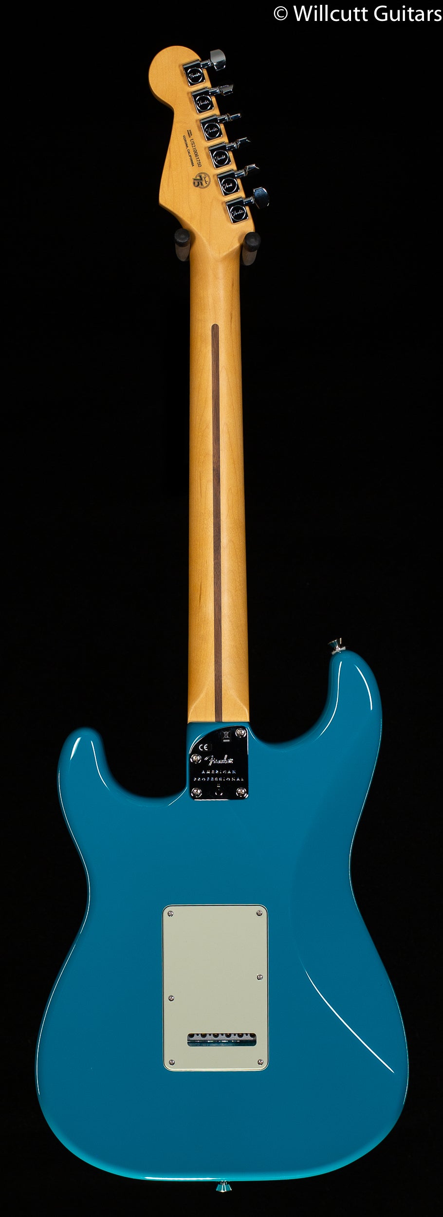 Fender American Professional II Stratocaster Miami Blue Rosewood Fingerboard (750)