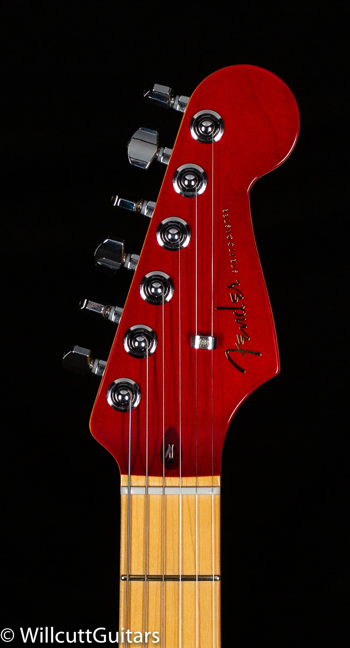 Fender American Ultra Luxe Stratocaster Maple Fingerboard Plasma Red Burst (132)