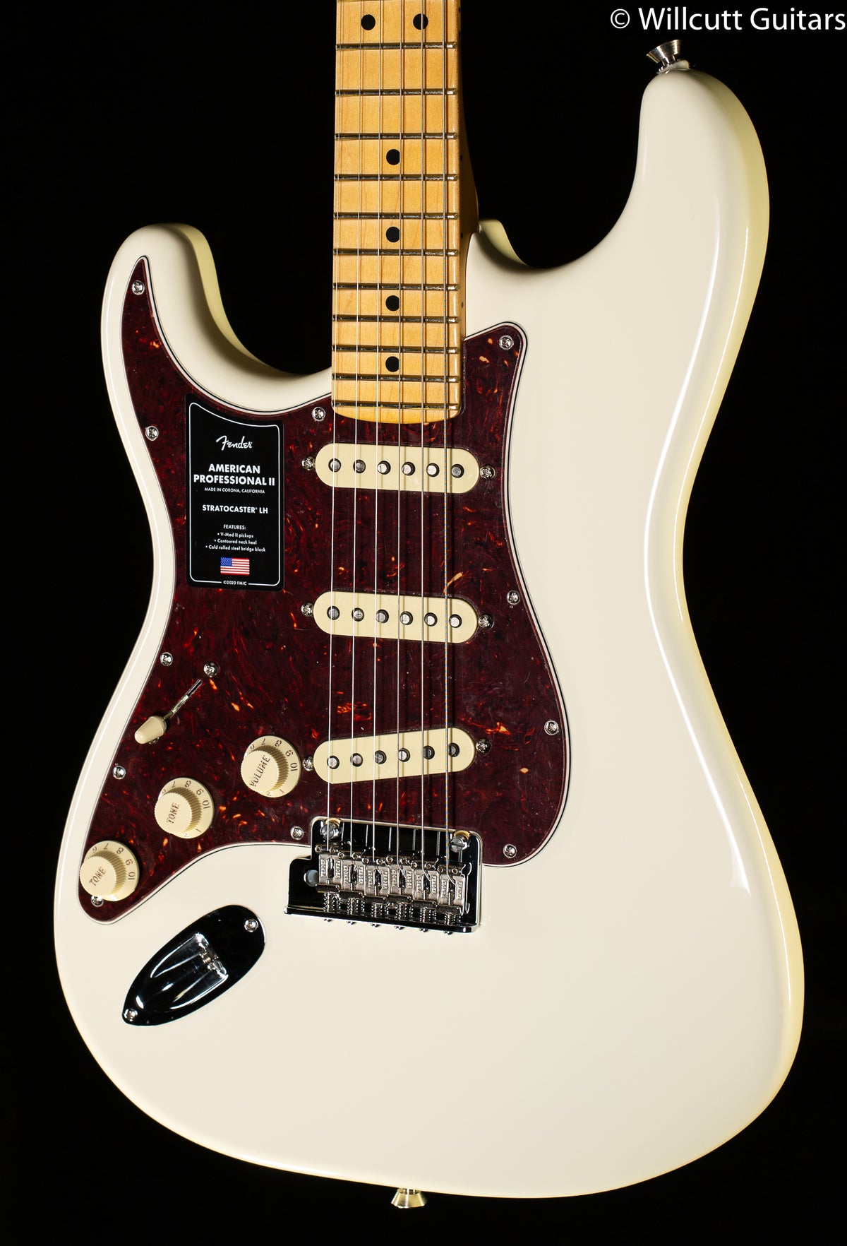 Fender American Professional II Stratocaster Olympic White Left-Hand (596)