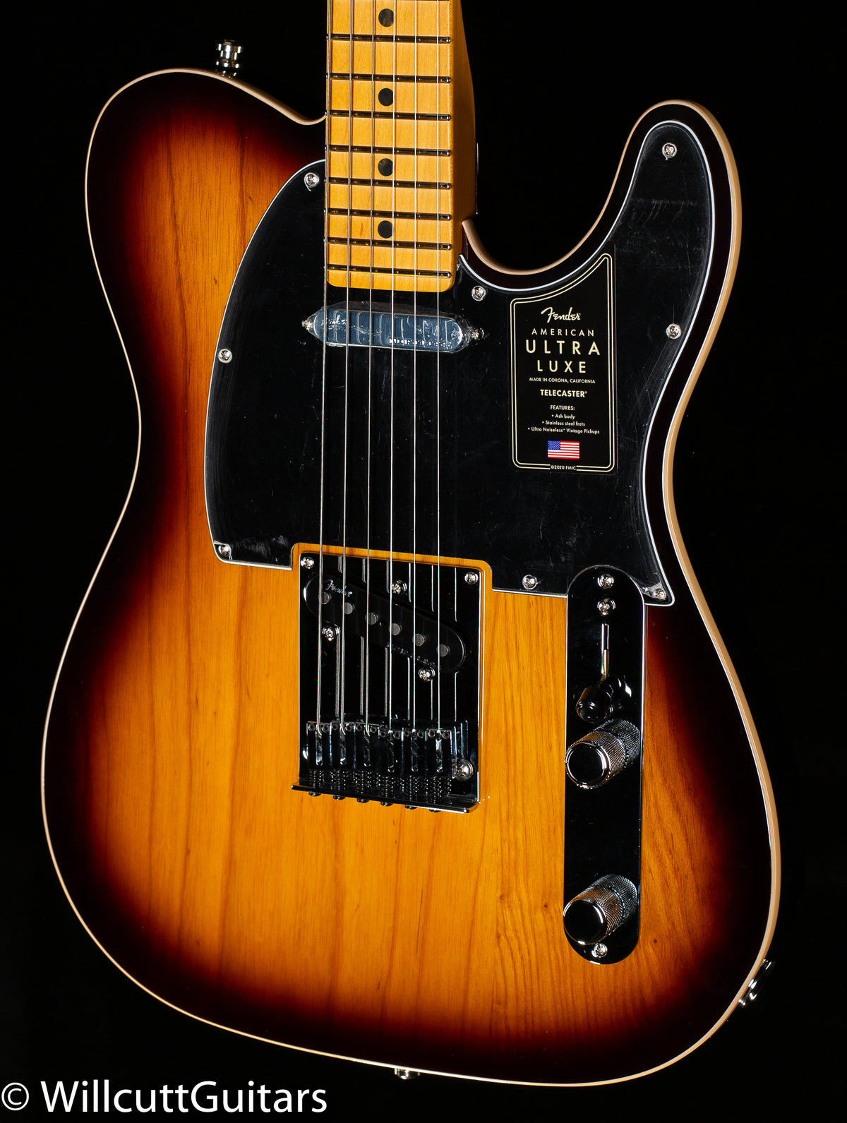 Fender Ultra Luxe Telecaster 2-Color Sunburst Maple Fingerboard