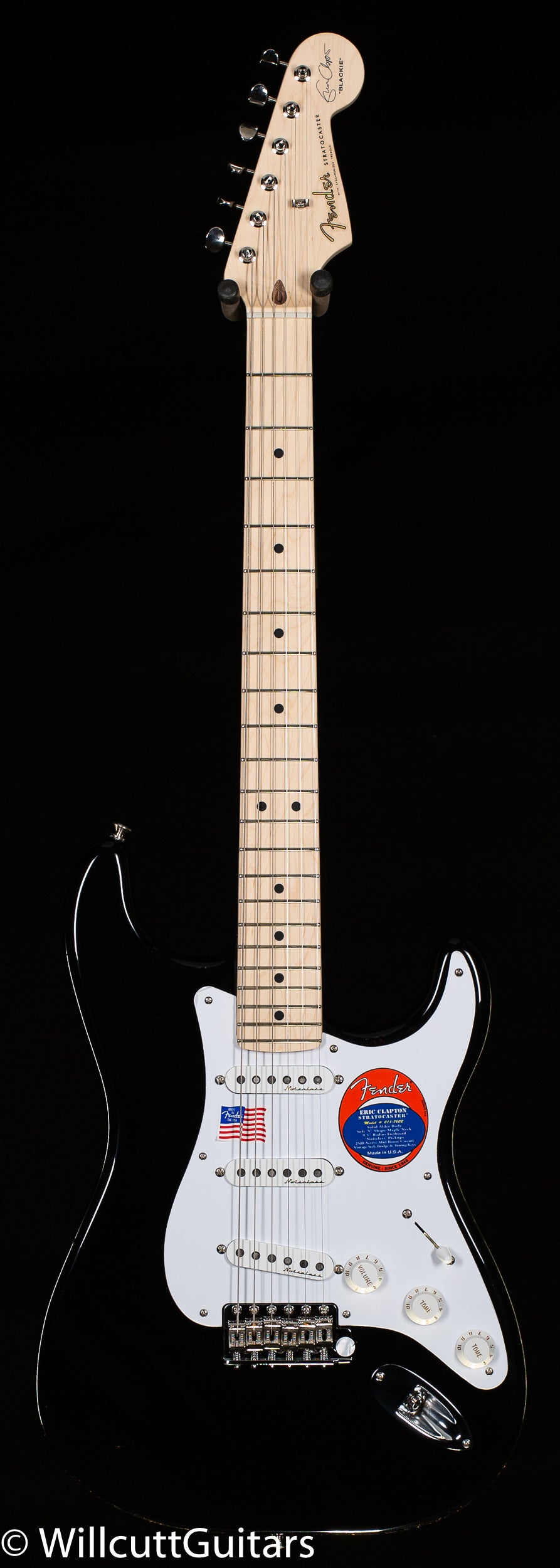 Fender Eric Clapton Stratocaster Black Maple Fingerboard (773)