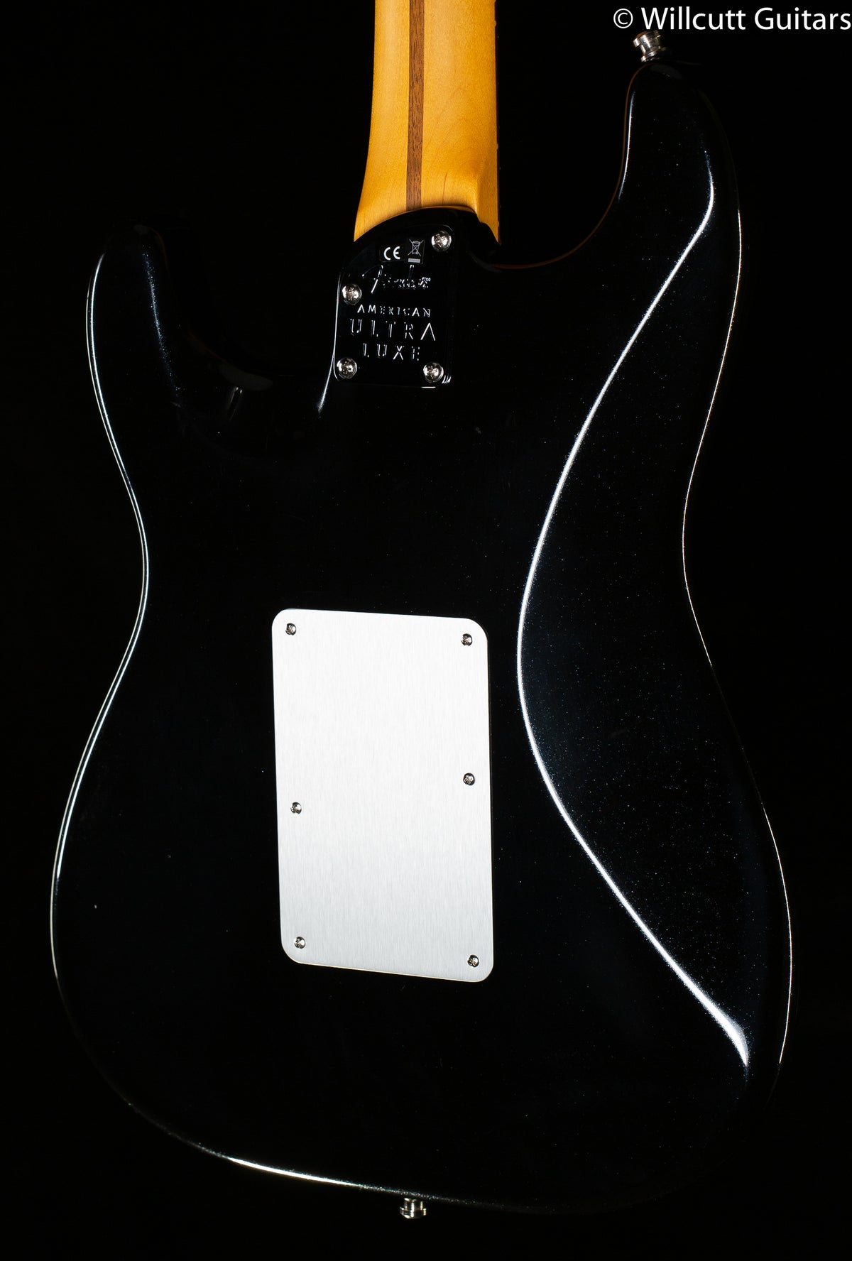 Fender American Ultra Luxe Stratocaster Floyd Rose HSS Mystic Black Rosewood Fingerboard (164)