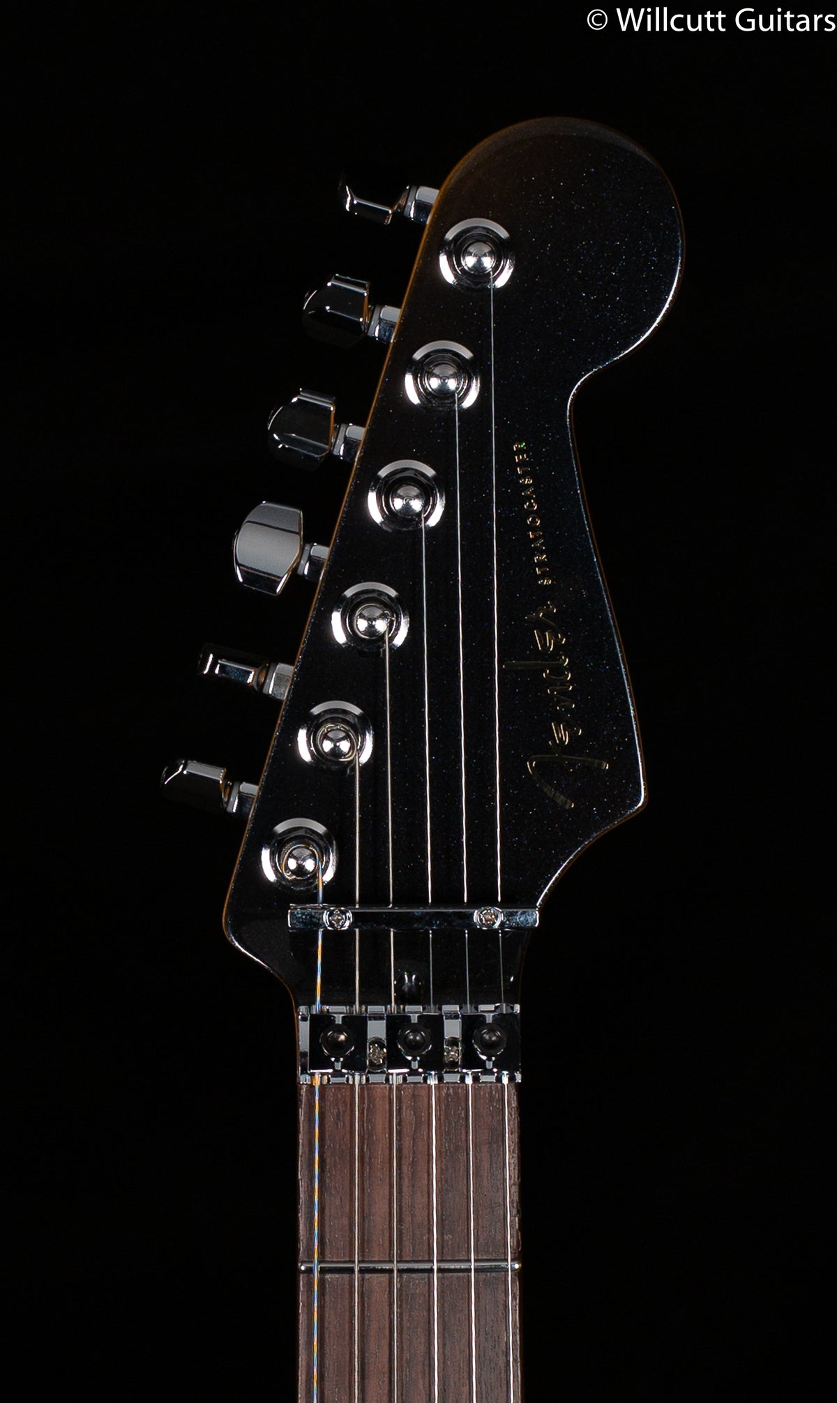 Fender American Ultra Luxe Stratocaster Floyd Rose HSS Mystic Black Rosewood Fingerboard (164)