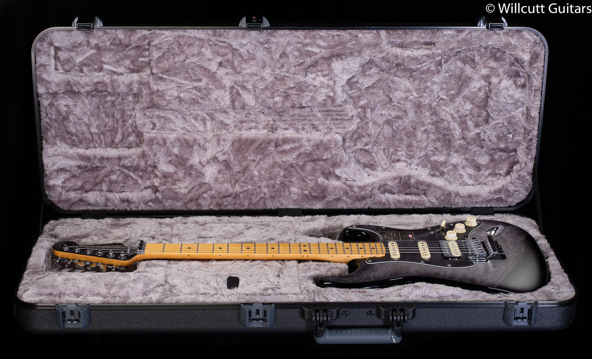 Fender Ultra Luxe Stratocaster Floyd Rose HSS Silverburst Maple Fingerboard