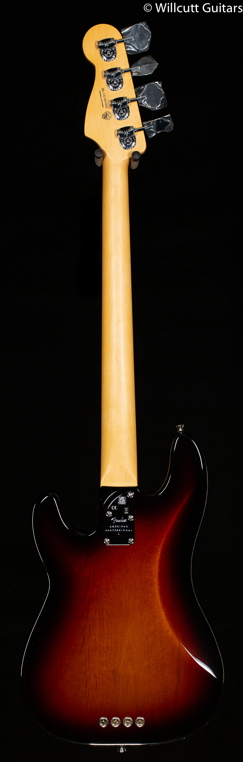 Fender American Professional II Precision Bass 3-Color Sunburst Rosewood Fingerboard Bass Guitar (620)