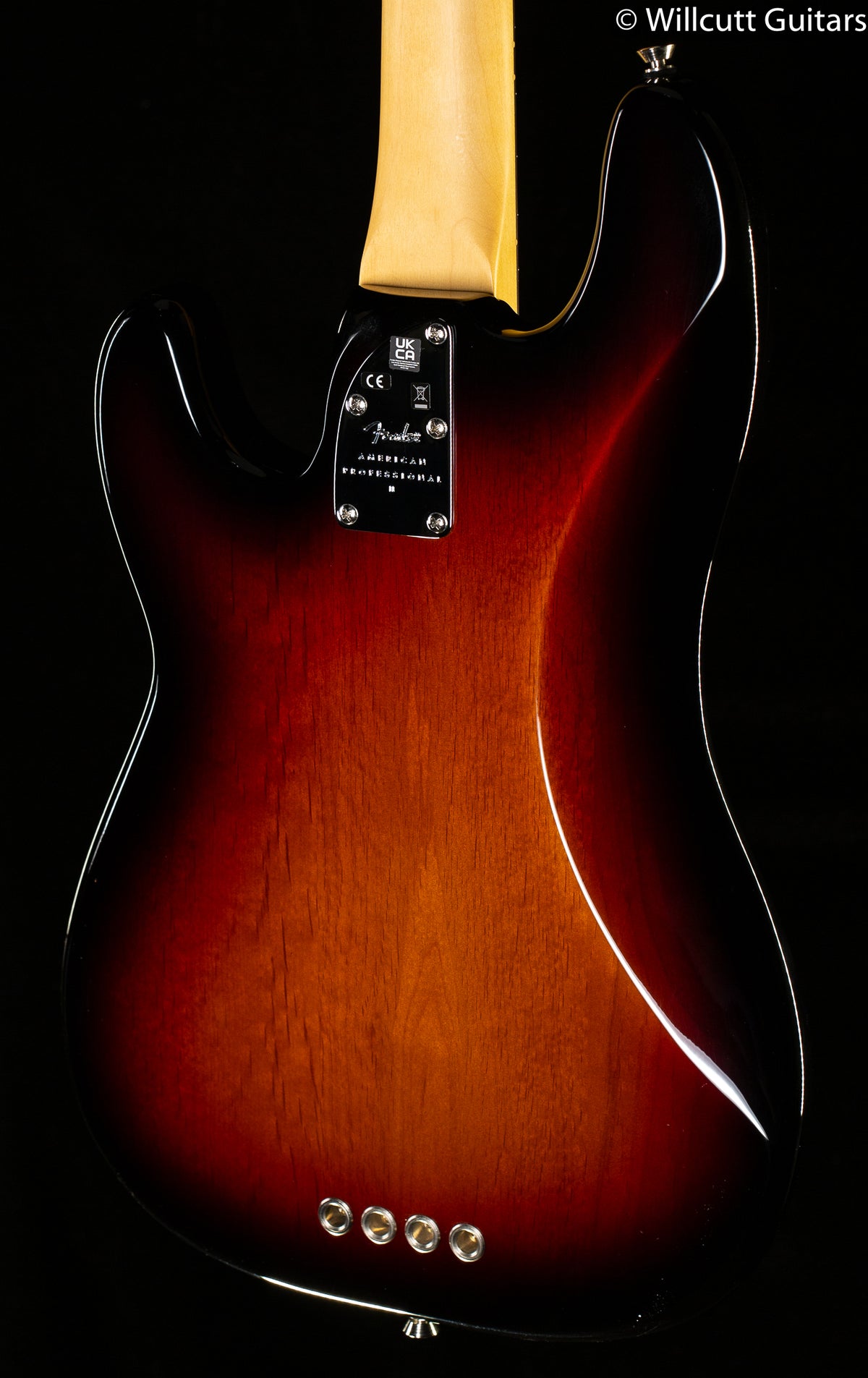 Fender American Professional II Precision Bass 3-Color Sunburst Rosewood Fingerboard Bass Guitar (620)