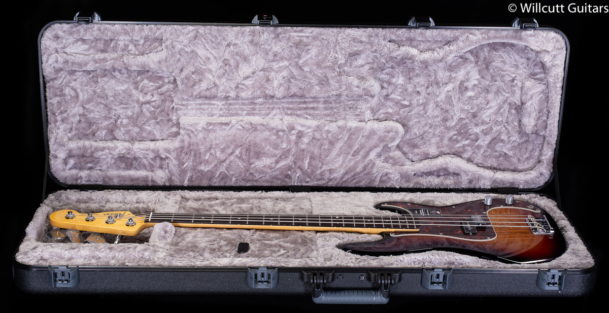 Fender American Professional II Precision Bass 3-Color Sunburst Rosewood Fingerboard Bass Guitar (620)