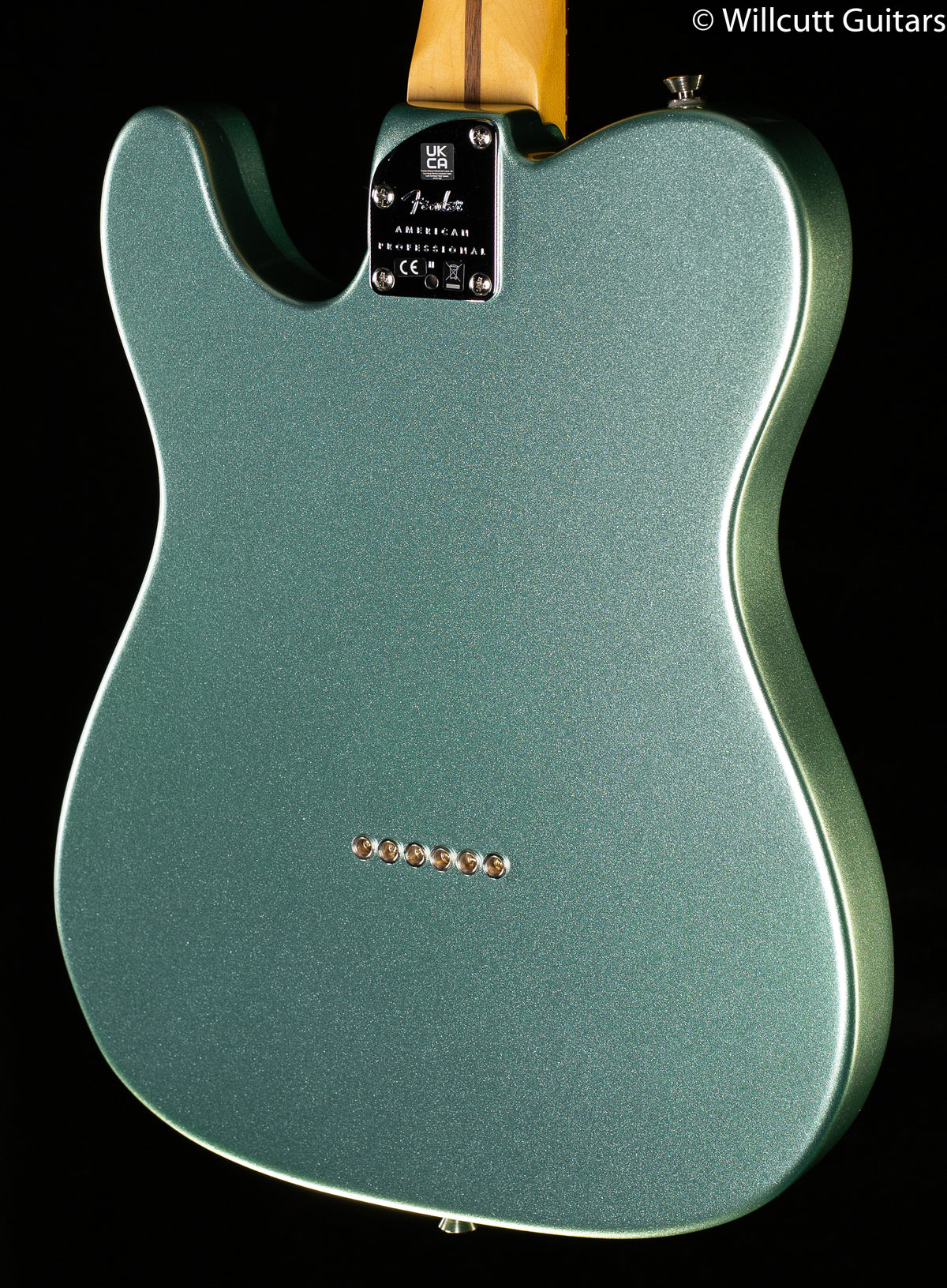 Fender American Professional II Telecaster Mystic Surf Green Rosewood Fingerboard