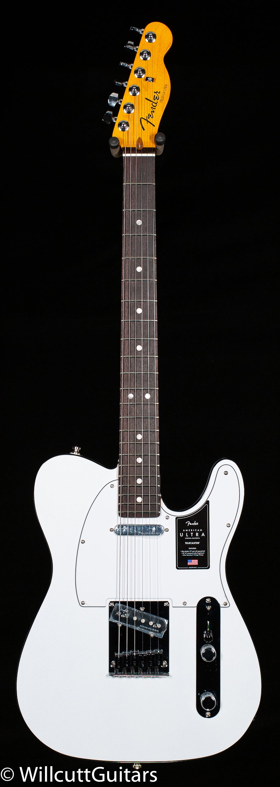Fender American Ultra Telecaster Arctic Pearl Rosewood
