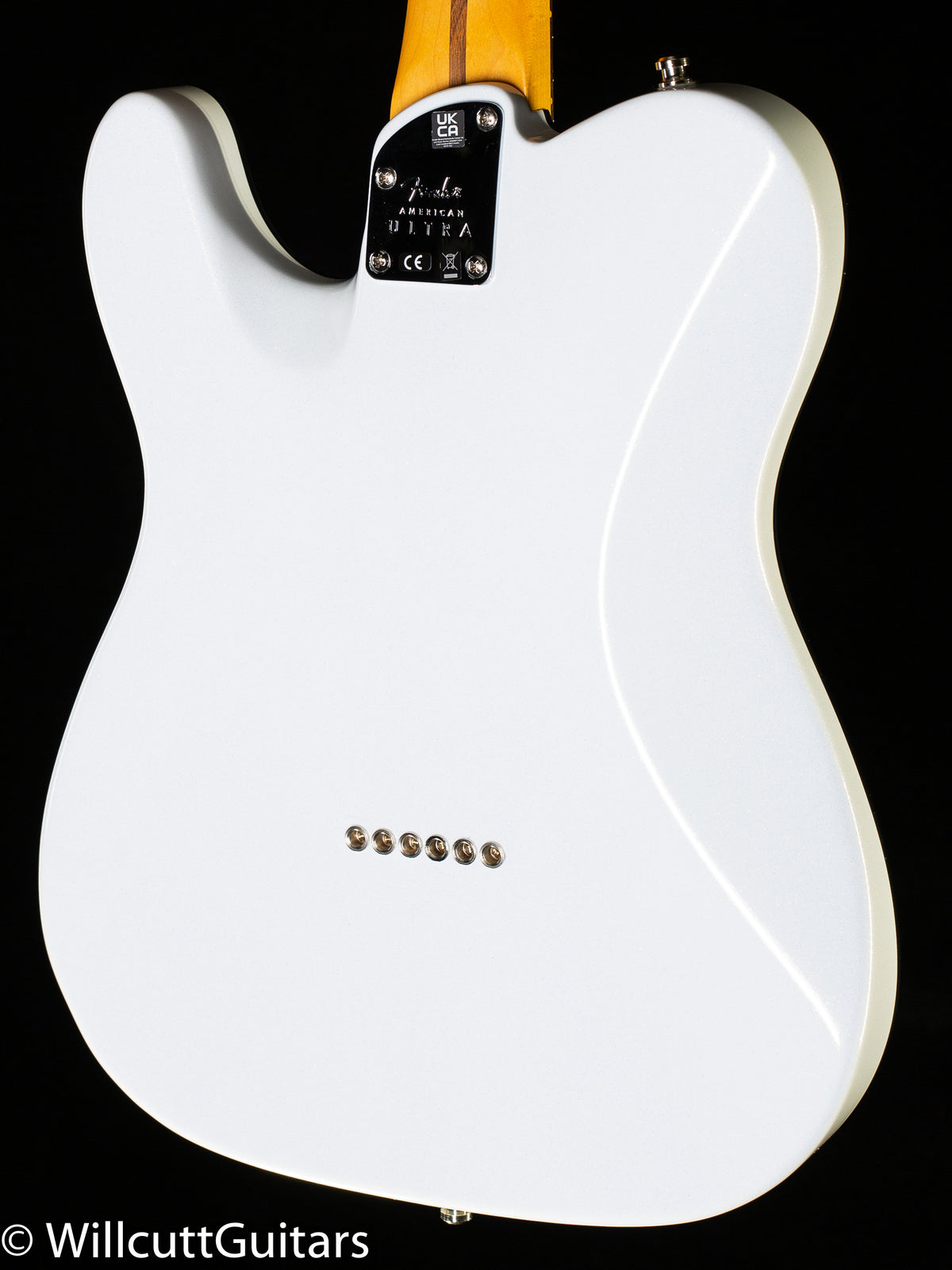 Fender American Ultra Telecaster Arctic Pearl Rosewood