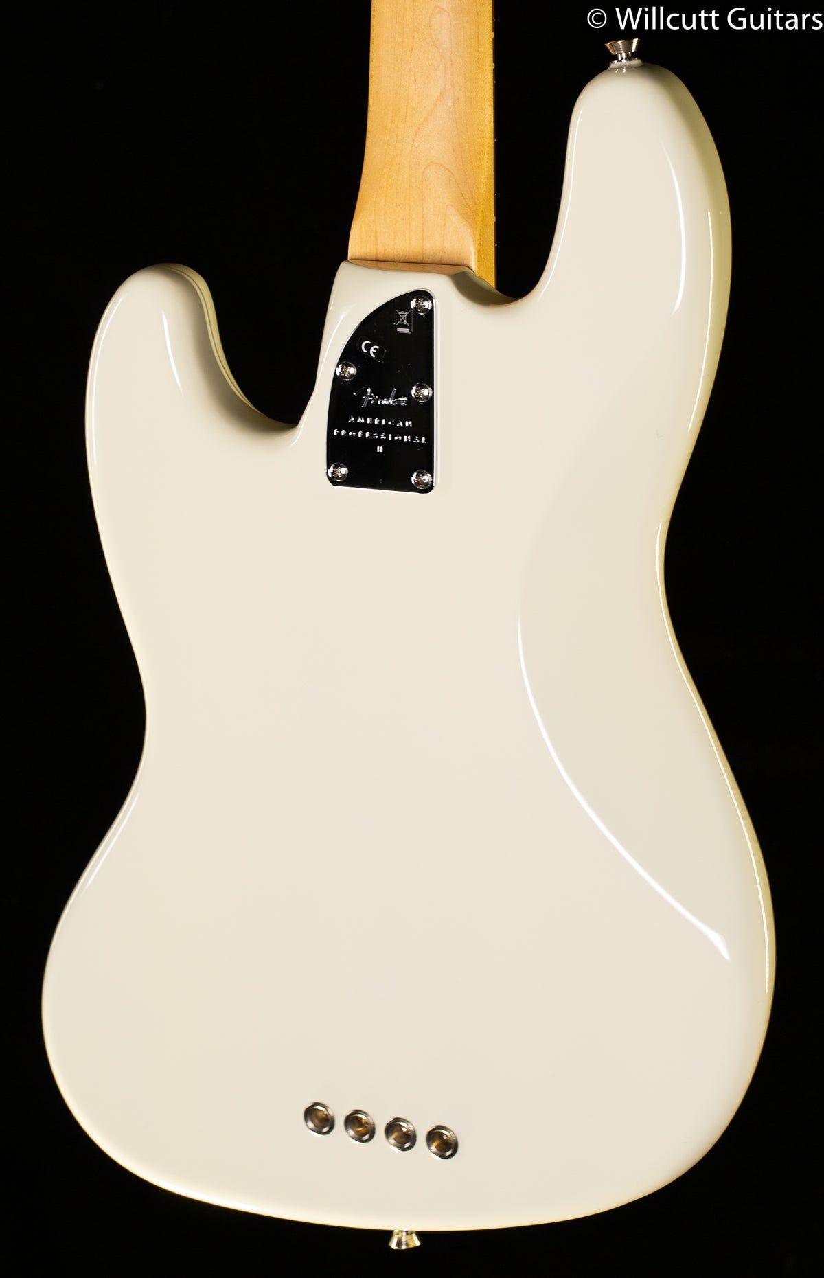 Fender American Professional II Jazz Bass Olympic White Rosewood Fingerboard