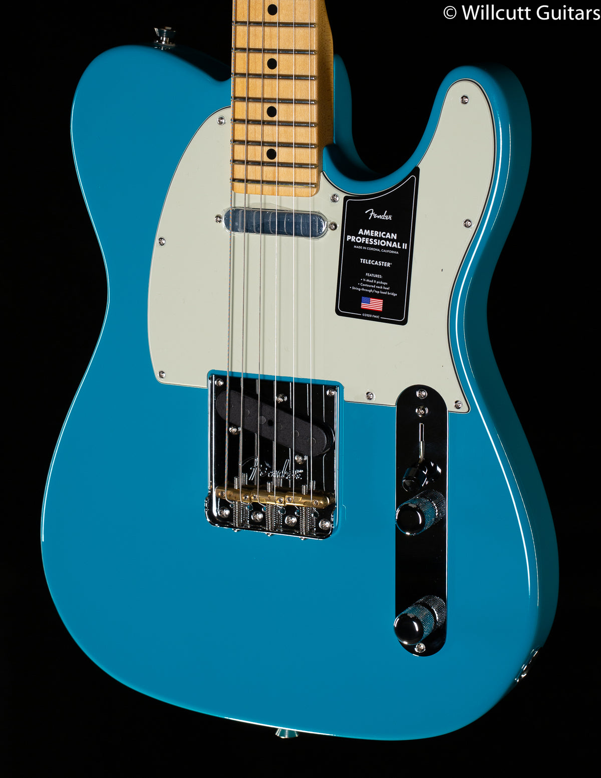 Fender American Professional II Telecaster Miami Blue Maple